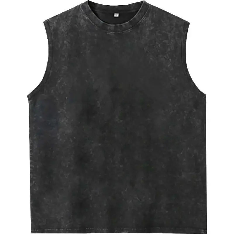Sleep Token Band Vintage Washed Cotton Sleeveless Vest Retro Symbol Graphic Loose Fit Unisex Tank Top Classic Rock Streetwear Casual Daily Outdoor Concert Outfit Ideal Boyfriend Couple Gift Summer Fashion Apparel