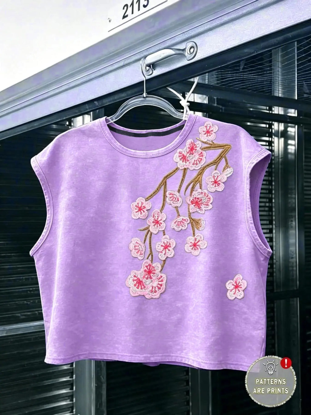 Unisex Washed Vintage Baggy Sakura Embroidery Print Sleeveless Embroidered Streetwear Tank Vest Tank Top | 100% Cotton Feel Y2K Sweet Cool High Street American Retro Streetwear