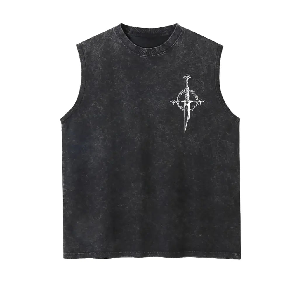 Lord of the Rings 90s Graphic Sleeveless Tank Tops Men Vest Streetwear Outfits Men Vacation Outfits Sleeveless Shirt