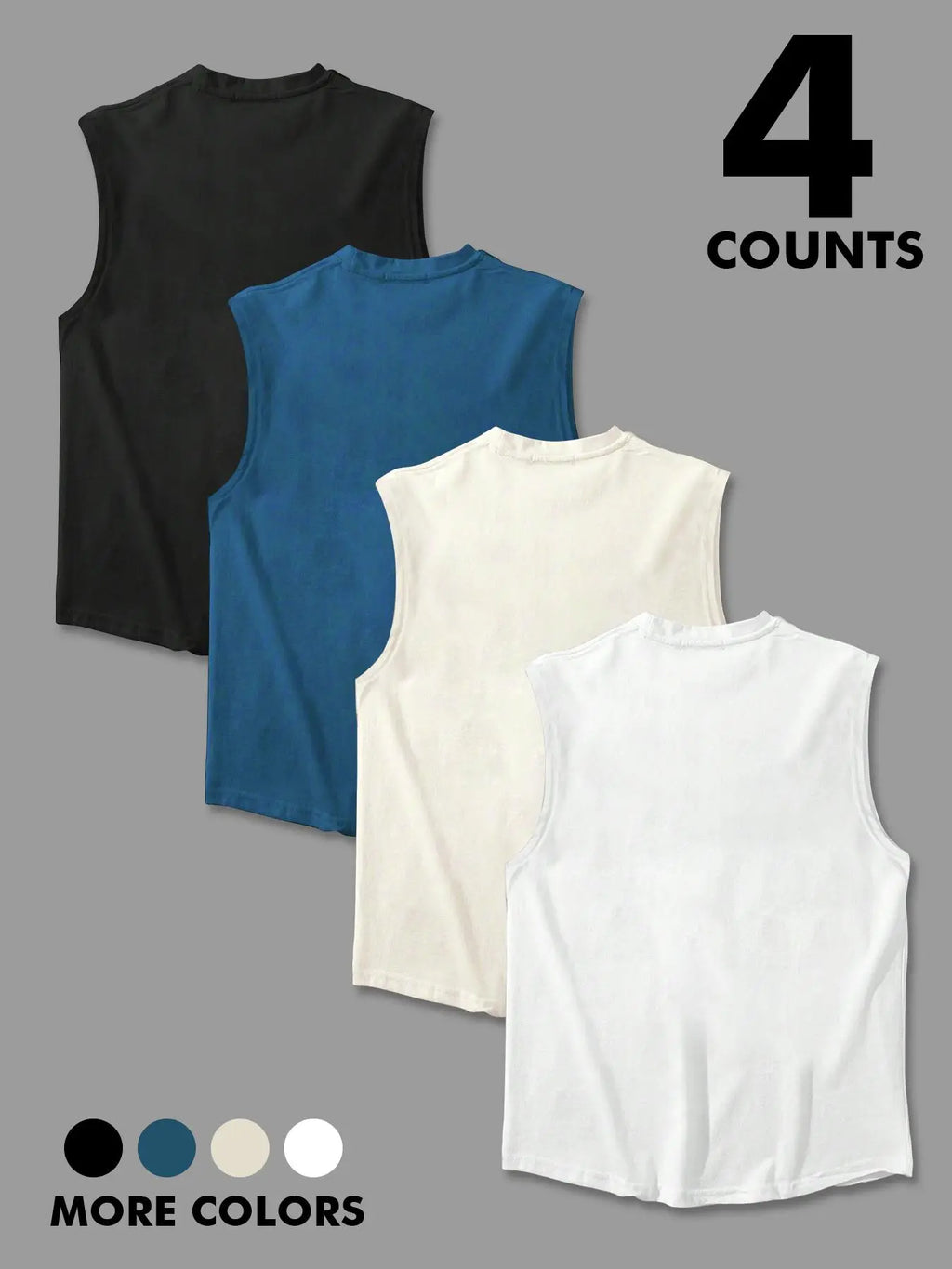Men's Jesus Print Graphic Sleeveless Tank Top, Athletic Undershirt, Regular Fit Casual Gym Clothing Round Neck Top for Daily Wear, Men's Clothes for All Seasons, Socks
