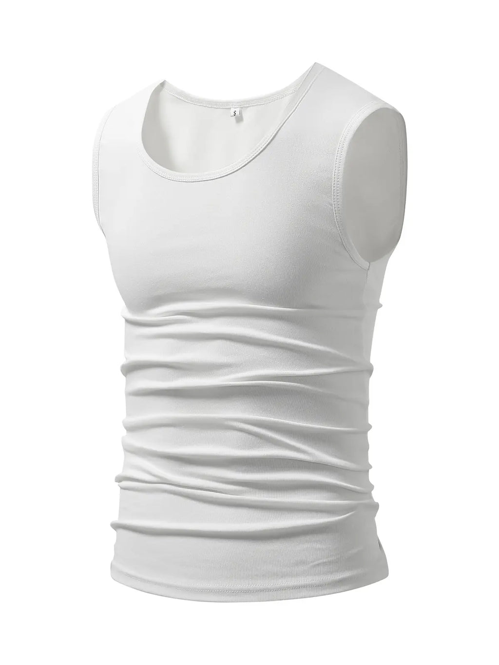 3-Pack Men’s Tank Tops, Men’s Sleeveless T-Shirts, Men’s Cotton Tank Tops Crew neck, simple design; soft, stretchy fabric that feels gentle against the skin and is breathable when worn. Suitable for everyday layering, home wear/sleeping, and workouts/runn