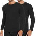 SIMIYA Mens Thermals Long Sleeve Undershirt Base Layer Long John Shirts