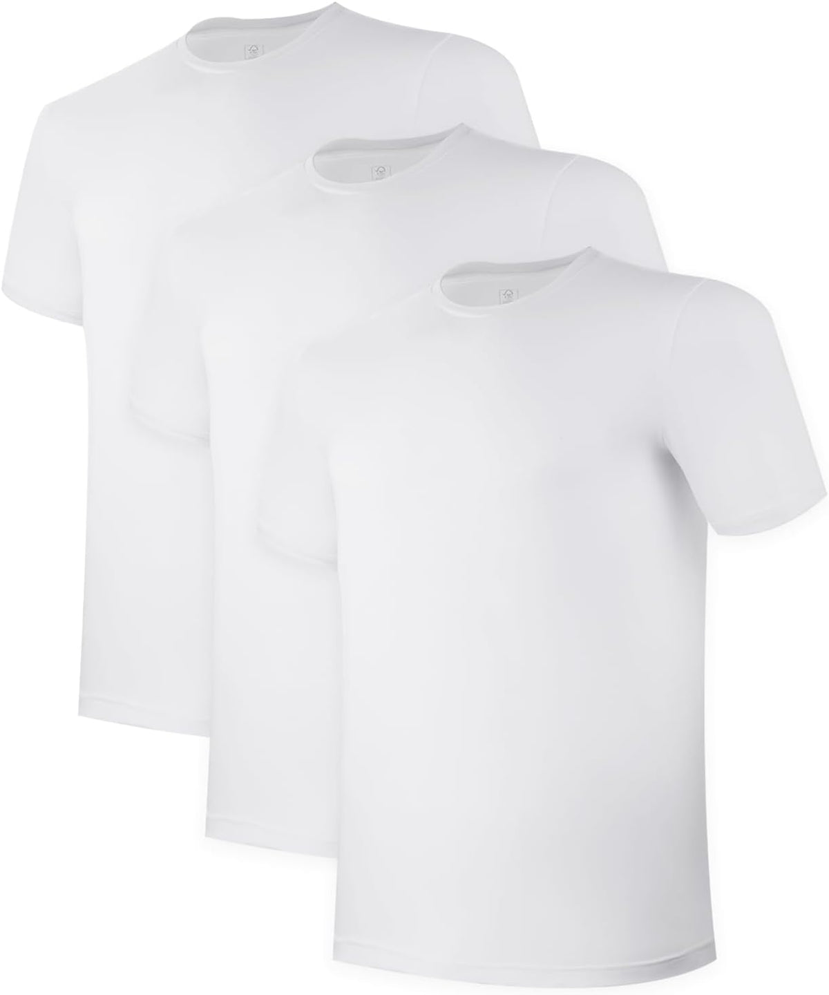 BAMBOO COOL Mens Undershirts Pack, Soft T Shirts for Men, Moisture Wicking