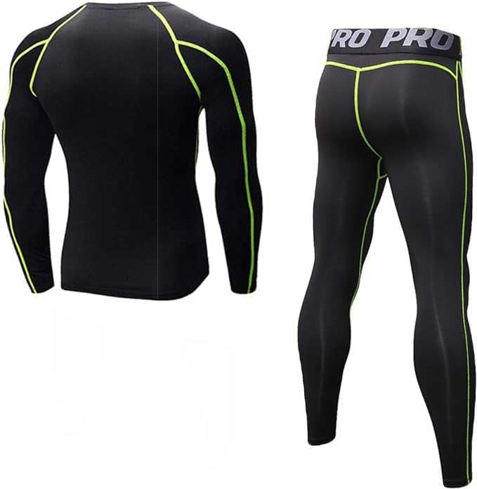 Thermal Underwear for Men Sets Warm Base Layer Cold Weather