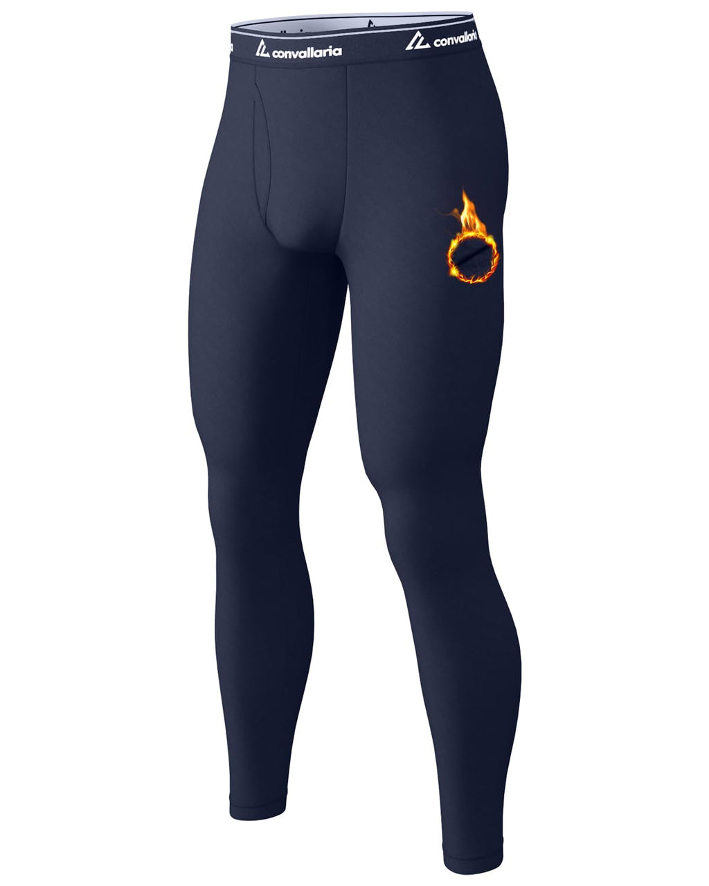 4 or 2 Pack Men's Thermal Pants Fleece Lined Long Johns Bottom Base Layer