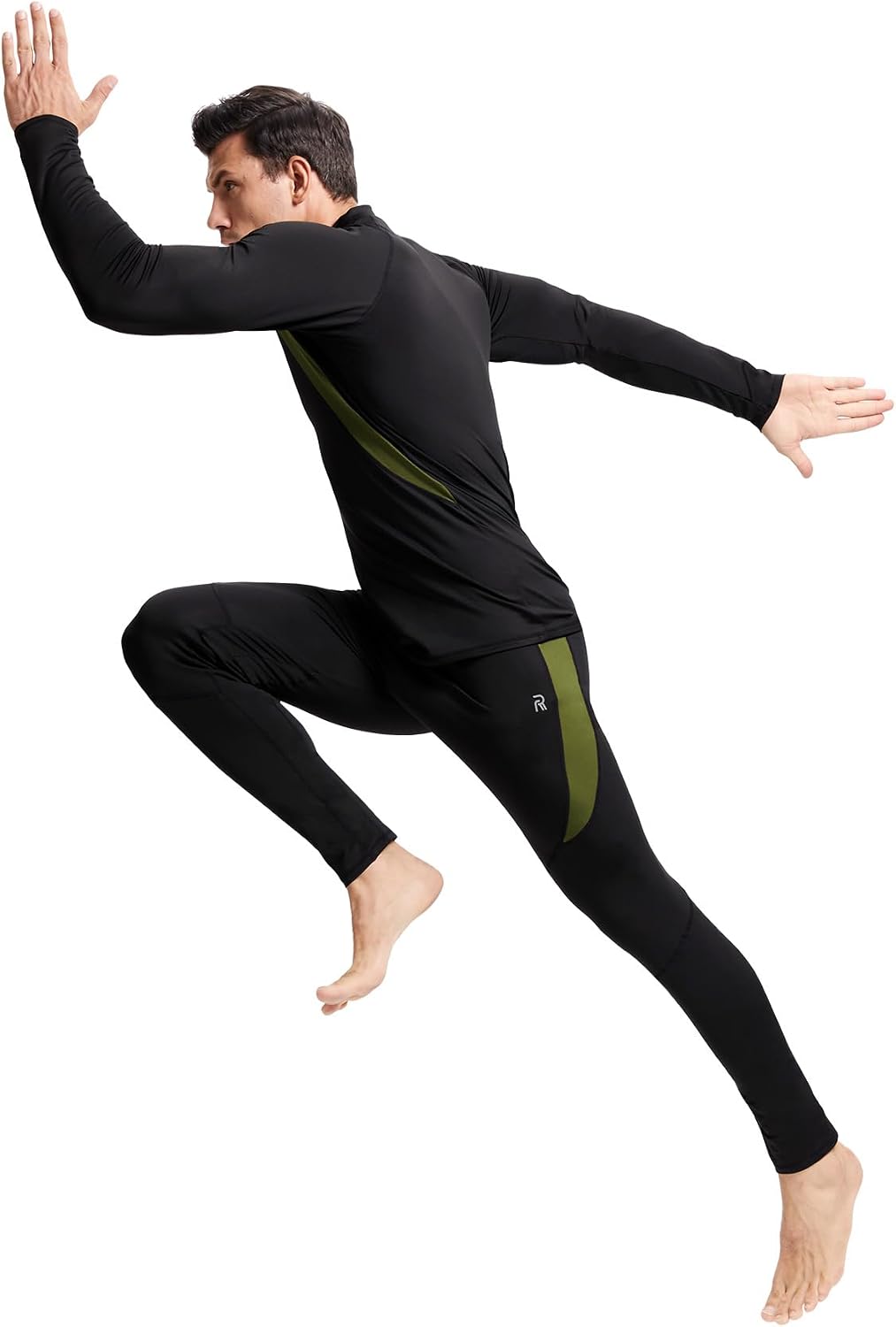 romision Mens Thermal Underwear Set Long Johns Fleece Lined Base Layer