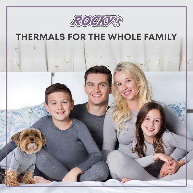 Rocky Thermal Underwear Men Long Johns Men Thermal Underwear Thermals Mens Base Layer Mens Thermals Top and Bottom Set