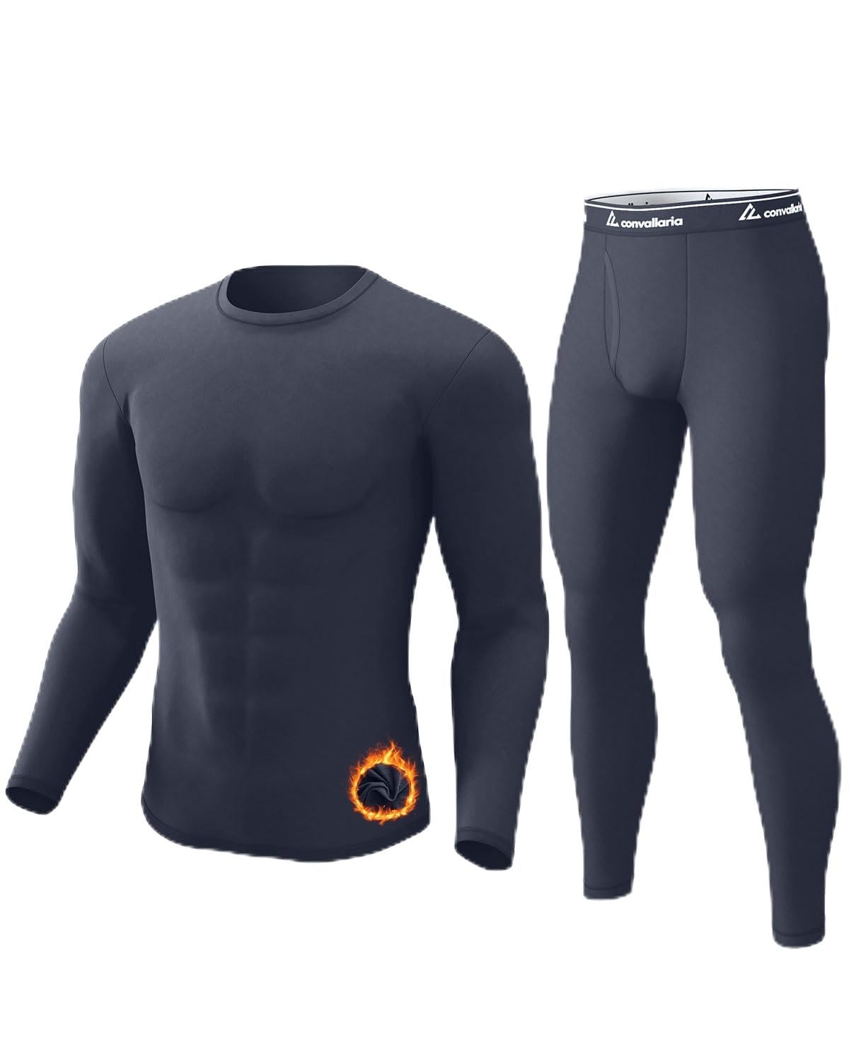 Thermal Underwear Long Johns for Men Base Layer Cold Weather Set