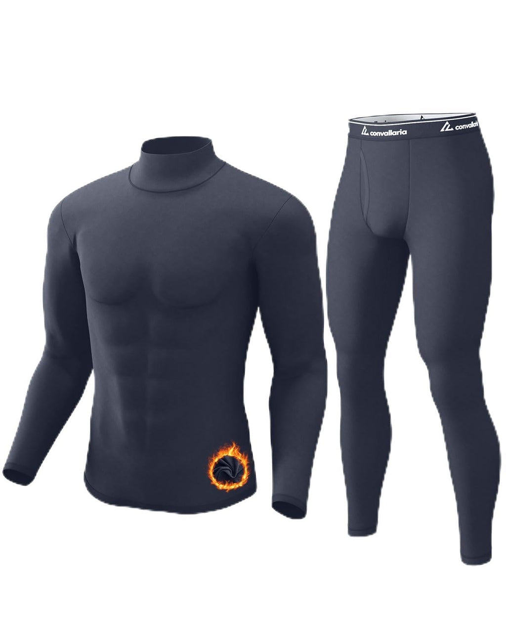 Thermal Underwear Long Johns for Men Base Layer Cold Weather Set