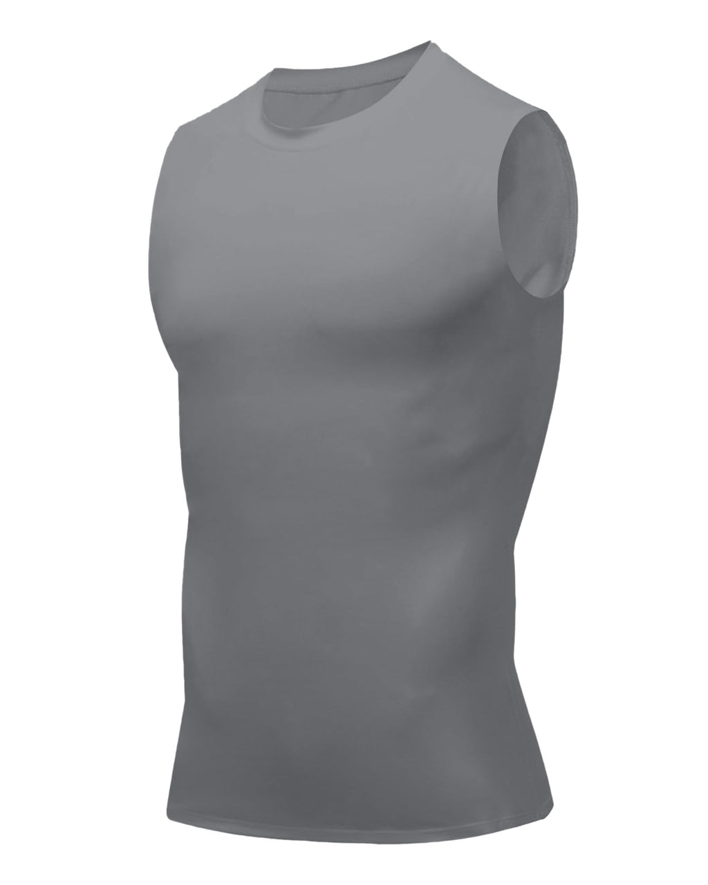 Compression Shirt Men Slimming Body Shaper Vest Crewneck Workout Tank Top