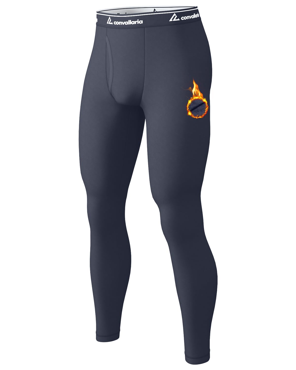 4 or 2 Pack Men's Thermal Pants Fleece Lined Long Johns Bottom Base Layer