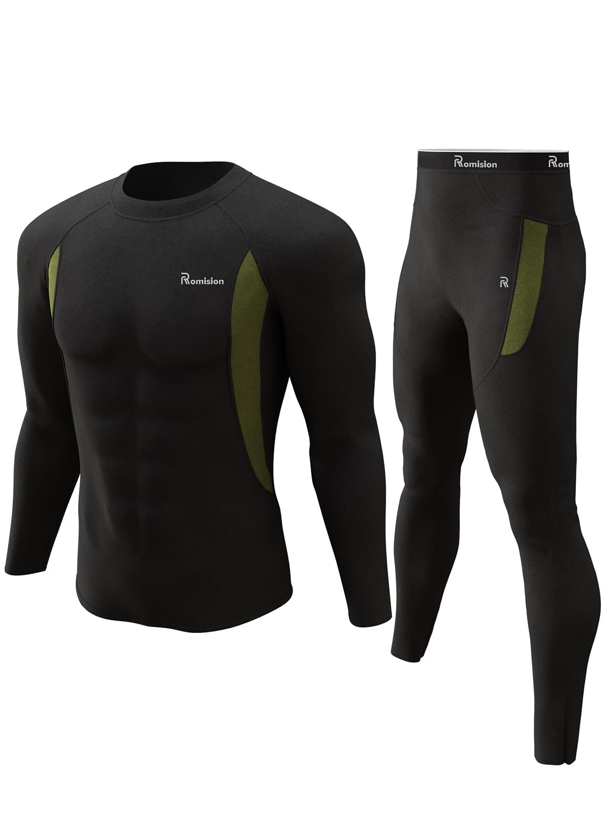romision Thermal Underwear for Men Long Johns Set Hunting Gear Base Layer