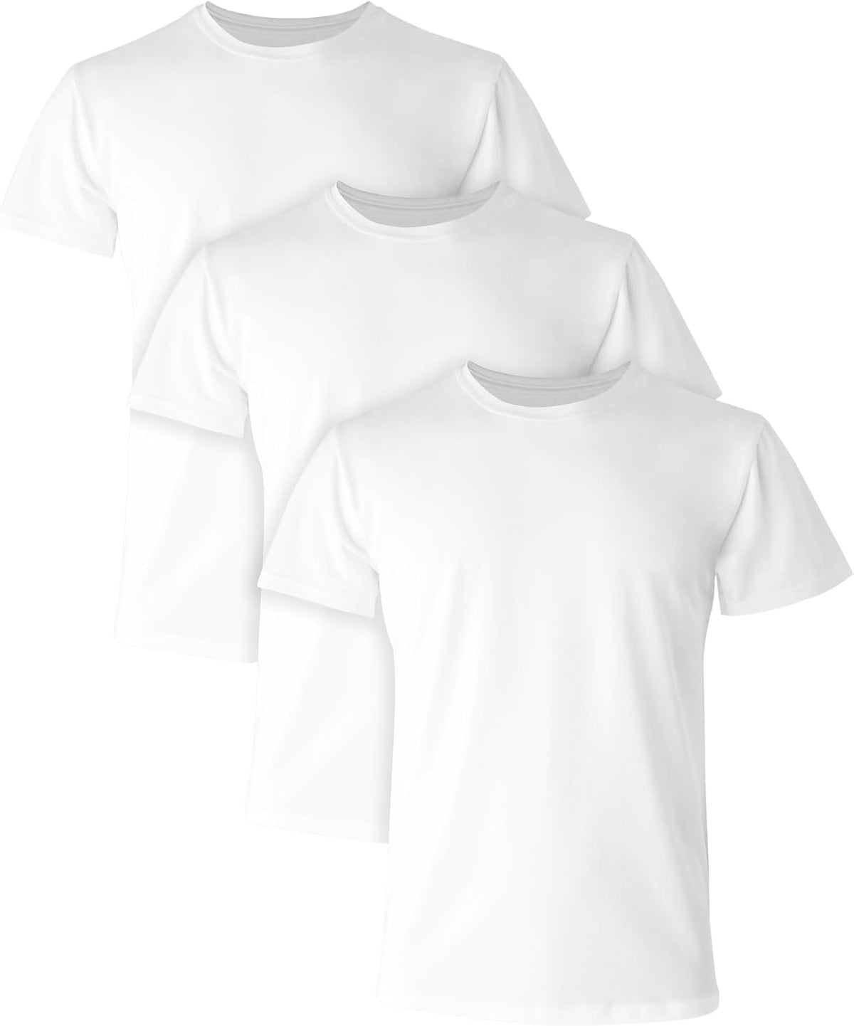 Hanes Men's Ultimate Comfort Fit Cotton Stretch Crewneck Undershirts, Multipack