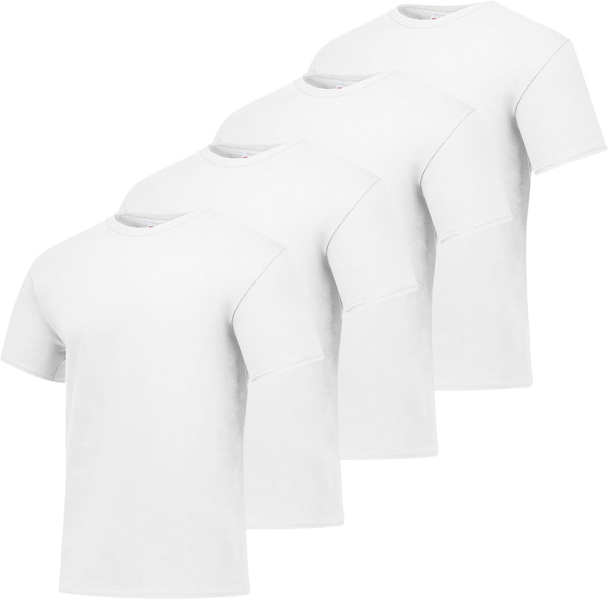 Hanes Men's T-Shirt Pack - 4 or 6 Pack - Essential-T Crewneck Cotton T-Shirts - Everyday Men's Clothing - Big & Tall