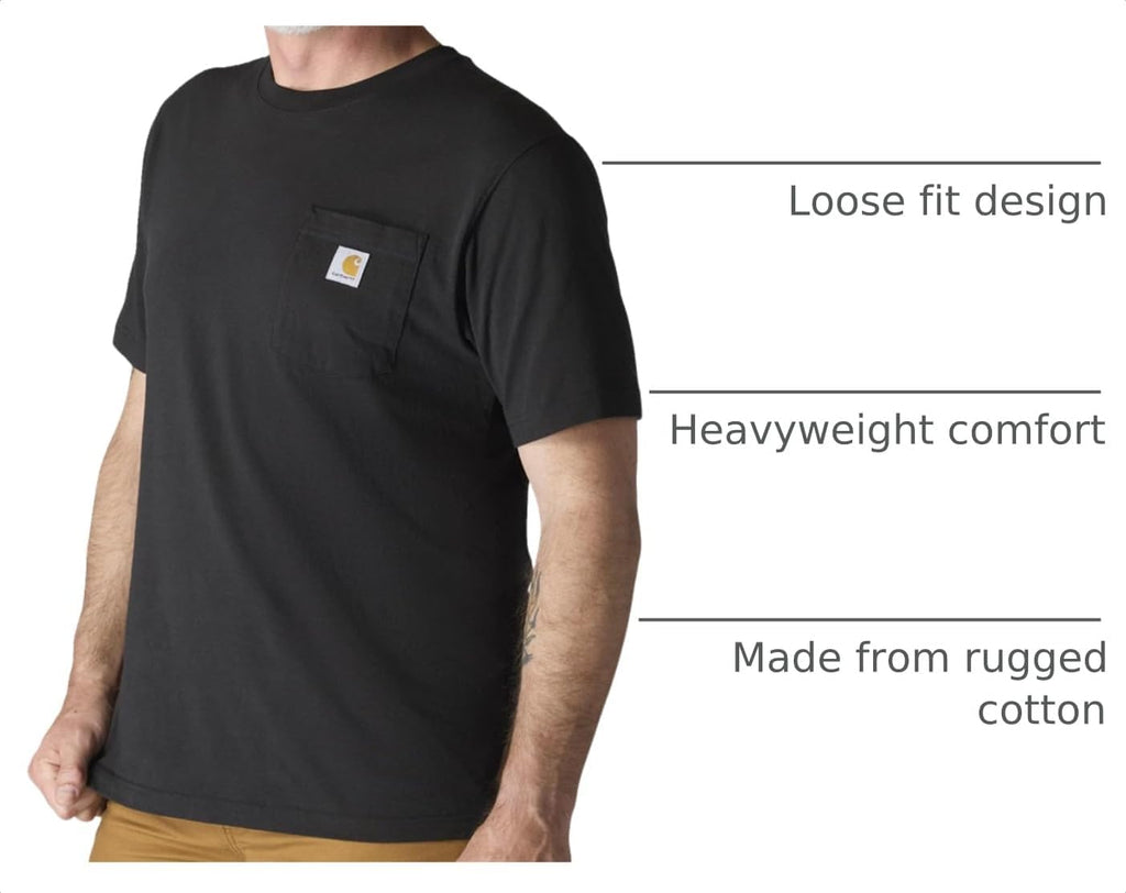 Carhartt Men's Iconic K87 Pocket T-Shirt
