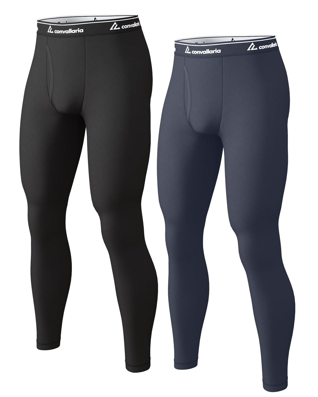 4 or 2 Pack Men's Thermal Pants Fleece Lined Long Johns Bottom Base Layer