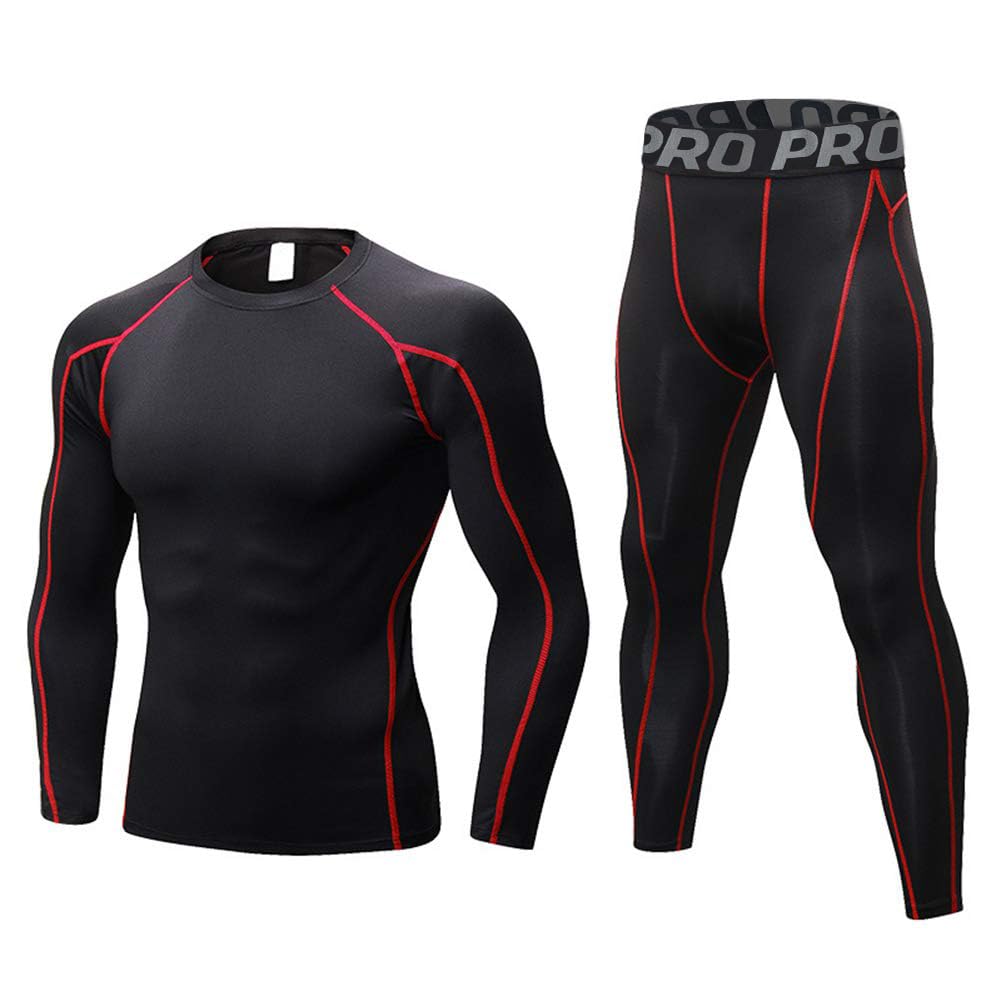 Thermal Underwear for Men Sets Warm Base Layer Cold Weather