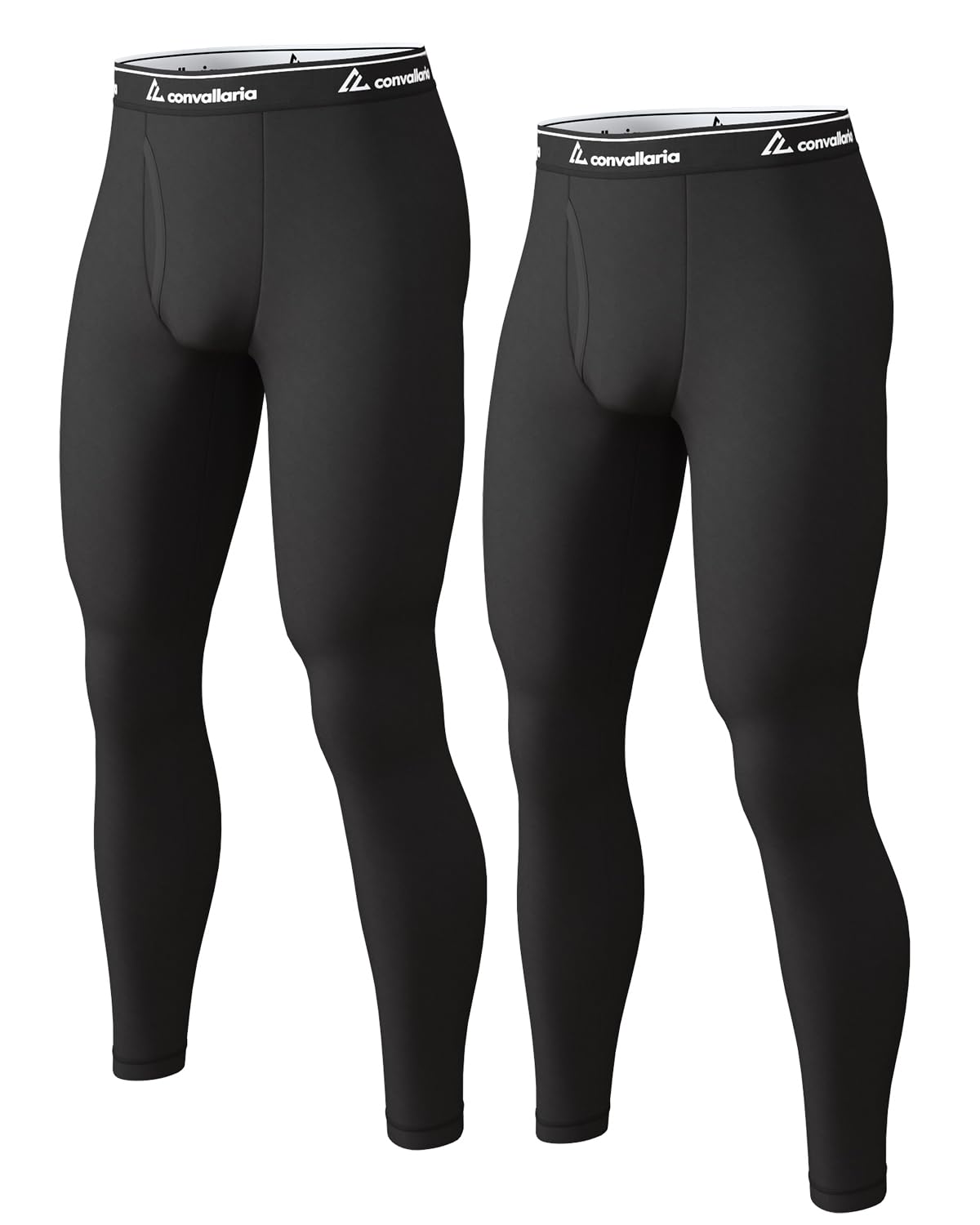 4 or 2 Pack Men's Thermal Pants Fleece Lined Long Johns Bottom Base Layer