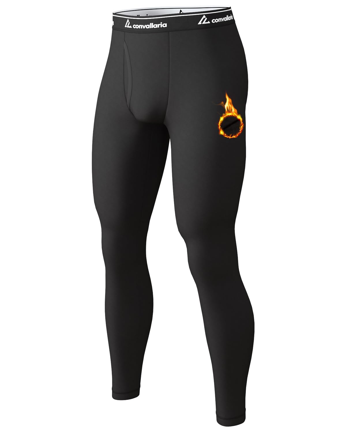 4 or 2 Pack Men's Thermal Pants Fleece Lined Long Johns Bottom Base Layer