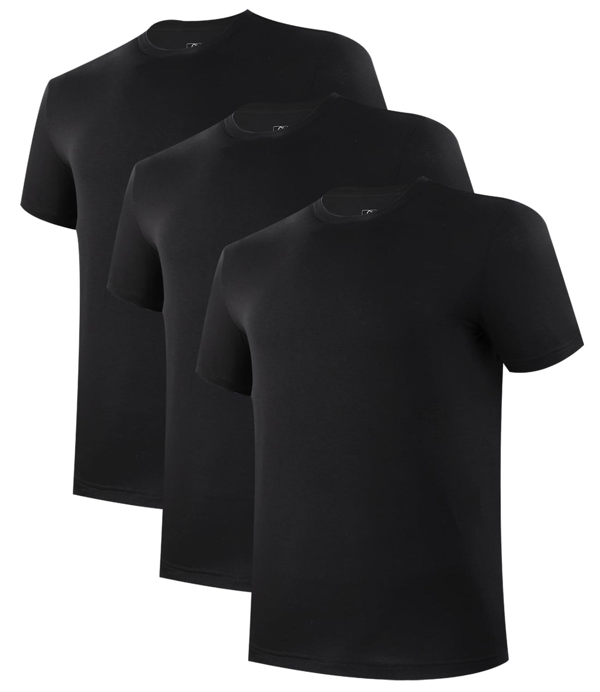 BAMBOO COOL Mens Undershirts Pack, Soft T Shirts for Men, Moisture Wicking