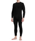 BAMBOO COOL Men's Thermal Underwear Lightweight Fleece Lined