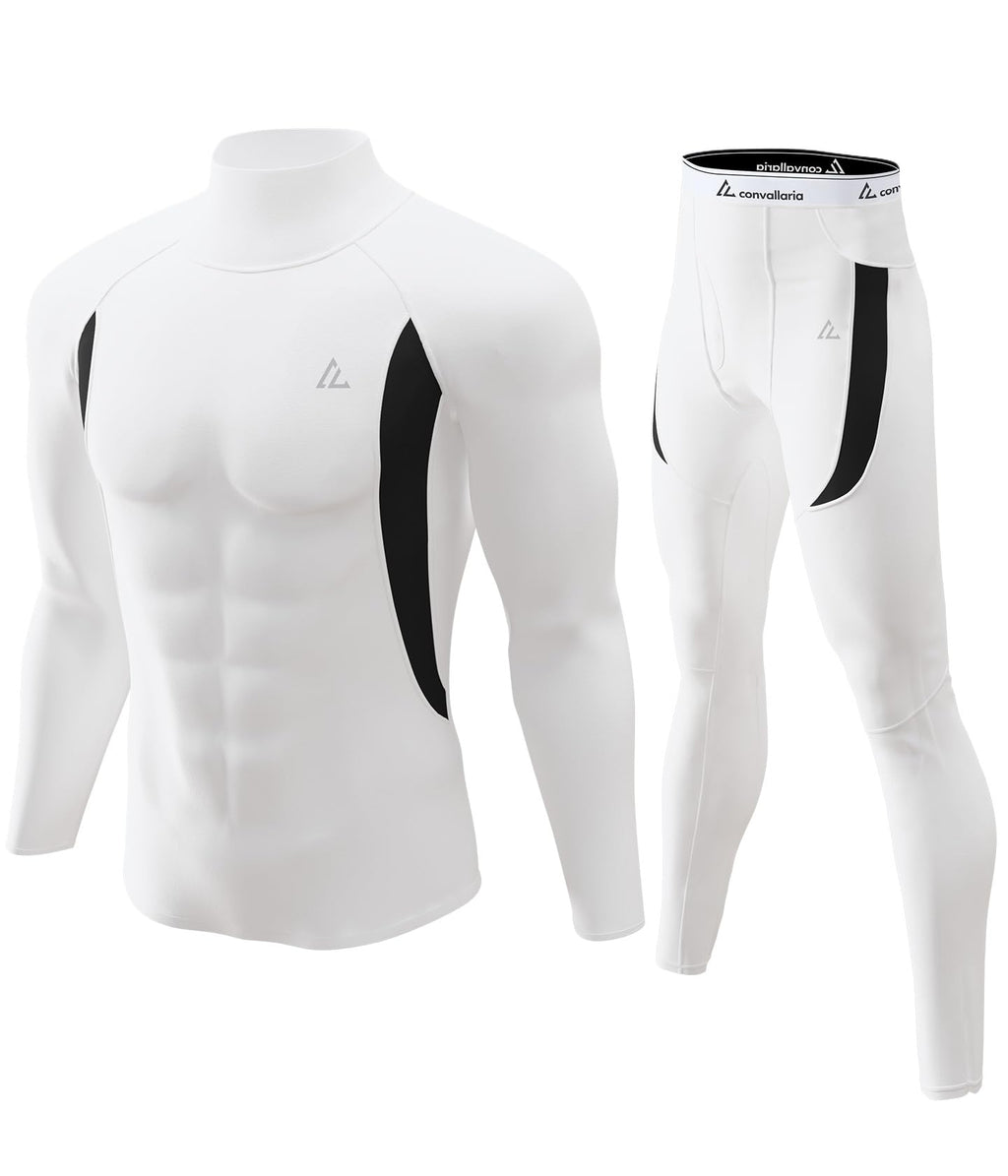 Mens Thermal Underwear Long Johns Set Cold Weather Hunting Base Layer