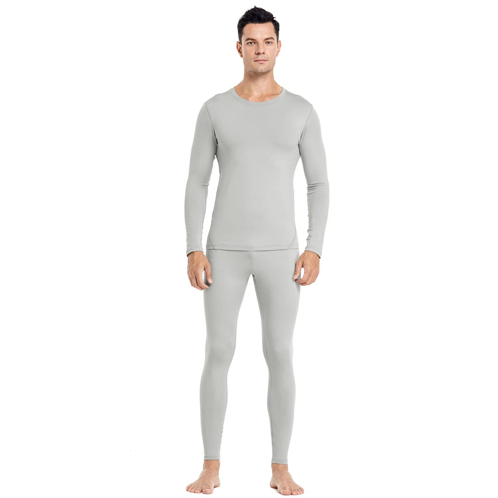 Mens Thermal Underwear Long Johns Set Base Layer Fleece Lined Winter Warm