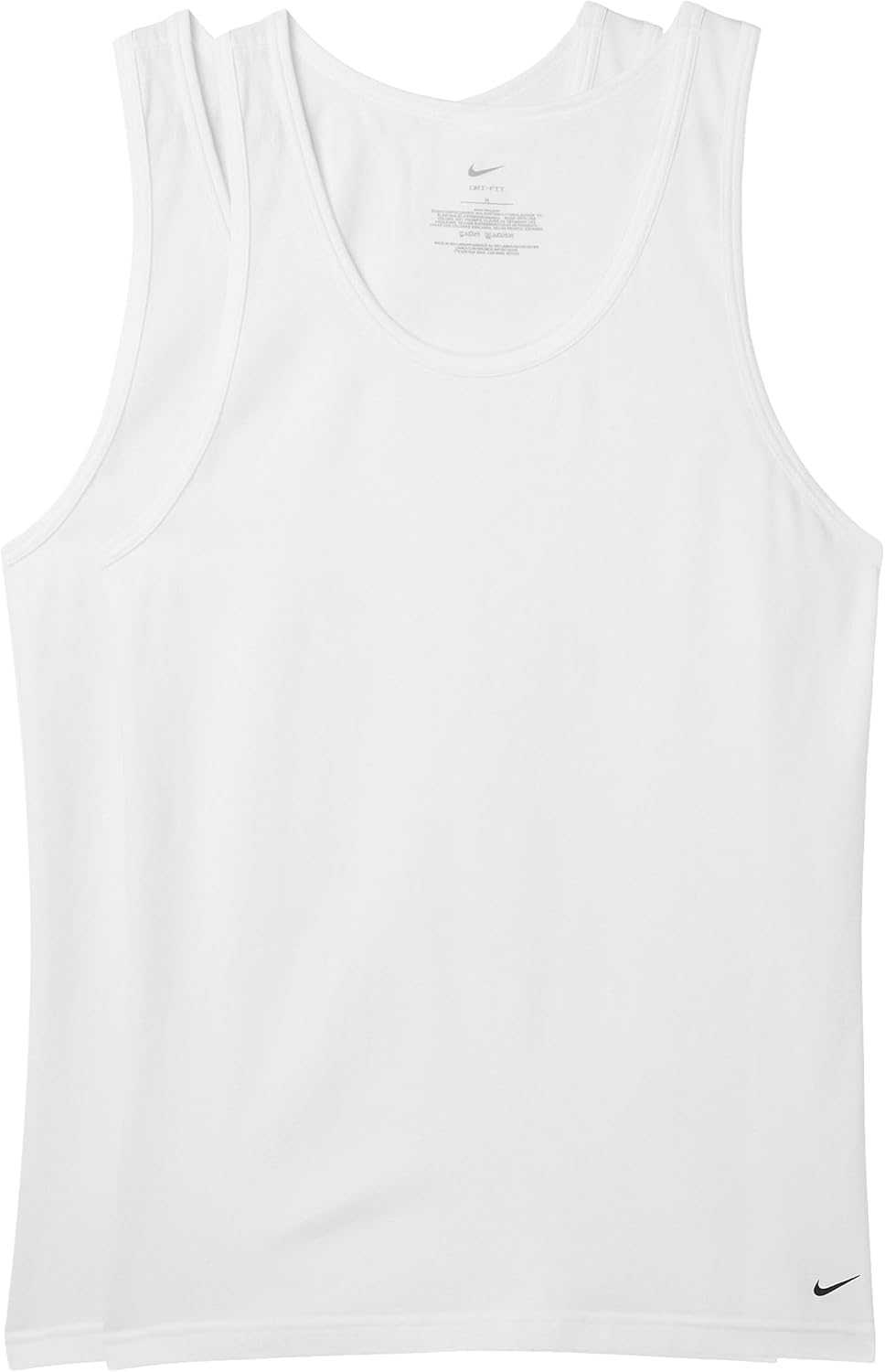 Nike Men's All Day Cotton Stretch Tank Undershirts (2-Pack)