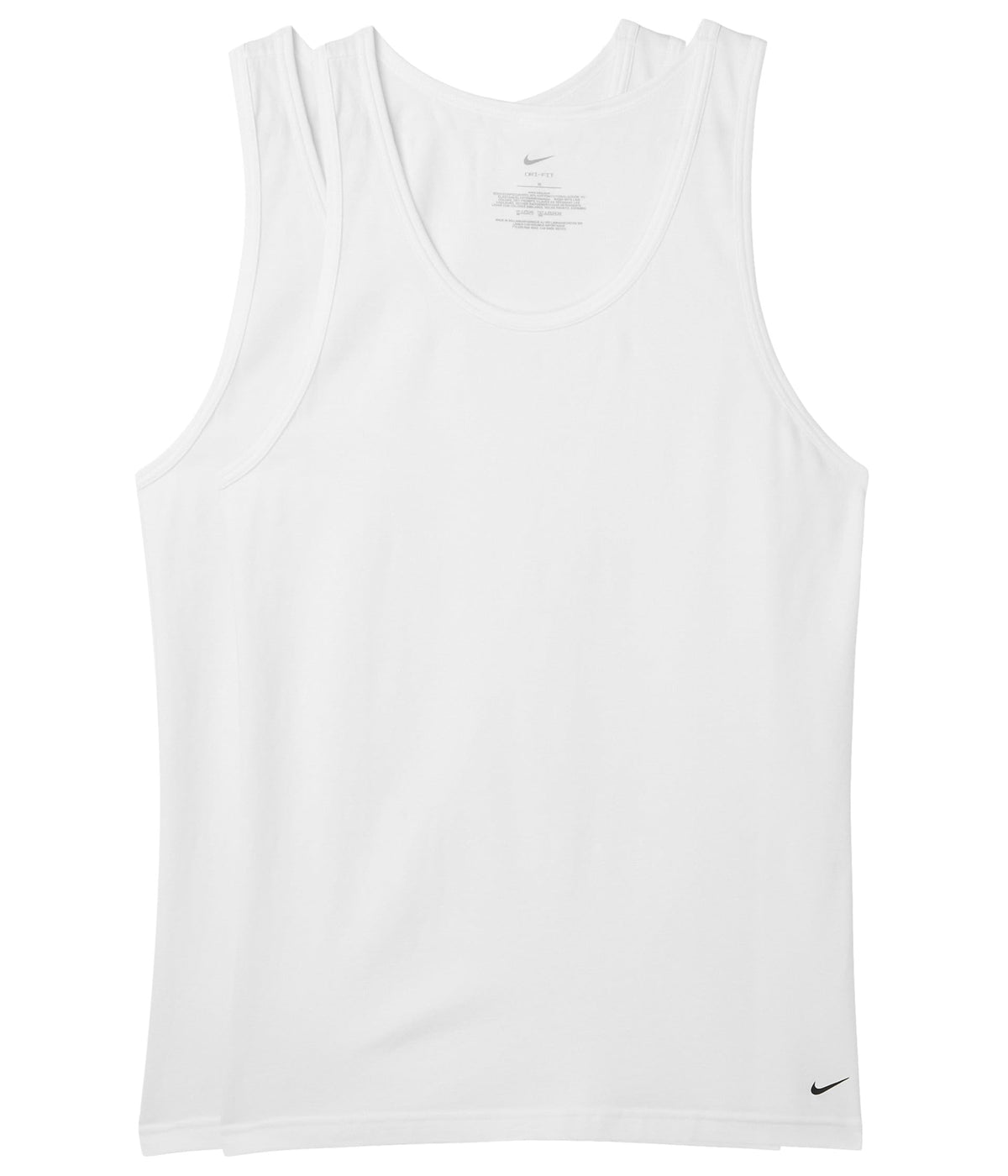 Nike Men's All Day Cotton Stretch Tank Undershirts (2-Pack)
