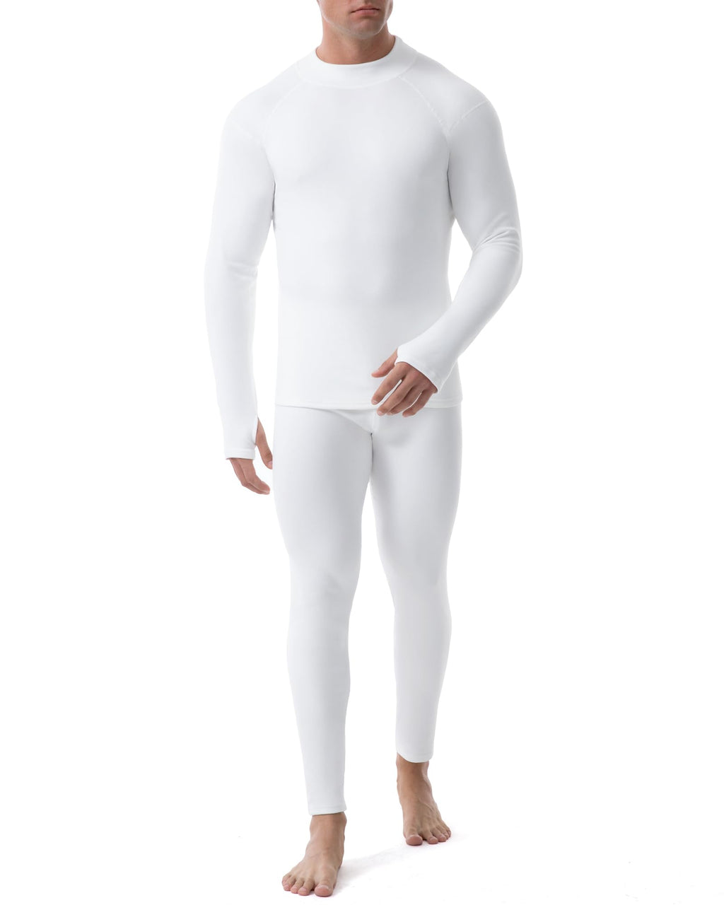 Runhit Mens Thermal Underwear Set：Fleece Lined Long Johns for Men Thermal Shirts and Pants Base Layer Cold Weather Thermals