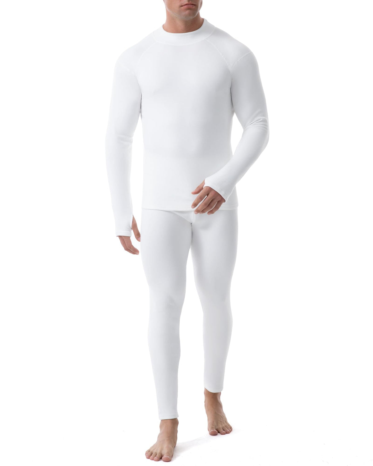 Runhit Mens Thermal Underwear Set：Fleece Lined Long Johns for Men Thermal Shirts and Pants Base Layer Cold Weather Thermals