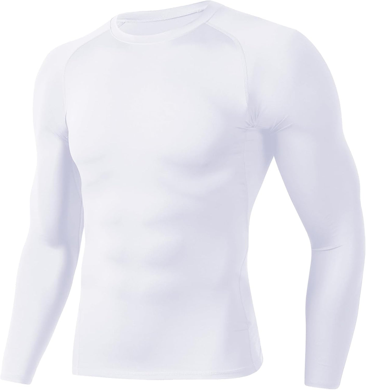 Compression Shirts for Men - Long Sleeve Black Workout Base Layer Athletic Gym Tops Quick Dry Running Undershirts
