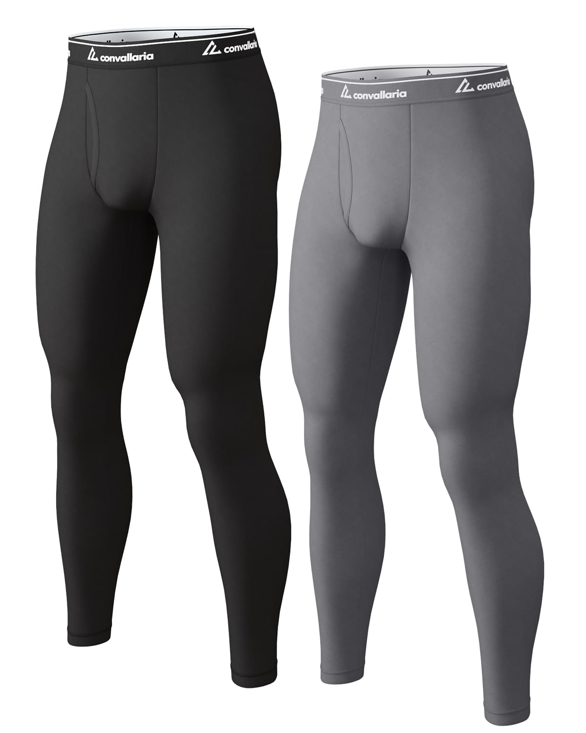 4 or 2 Pack Men's Thermal Pants Fleece Lined Long Johns Bottom Base Layer