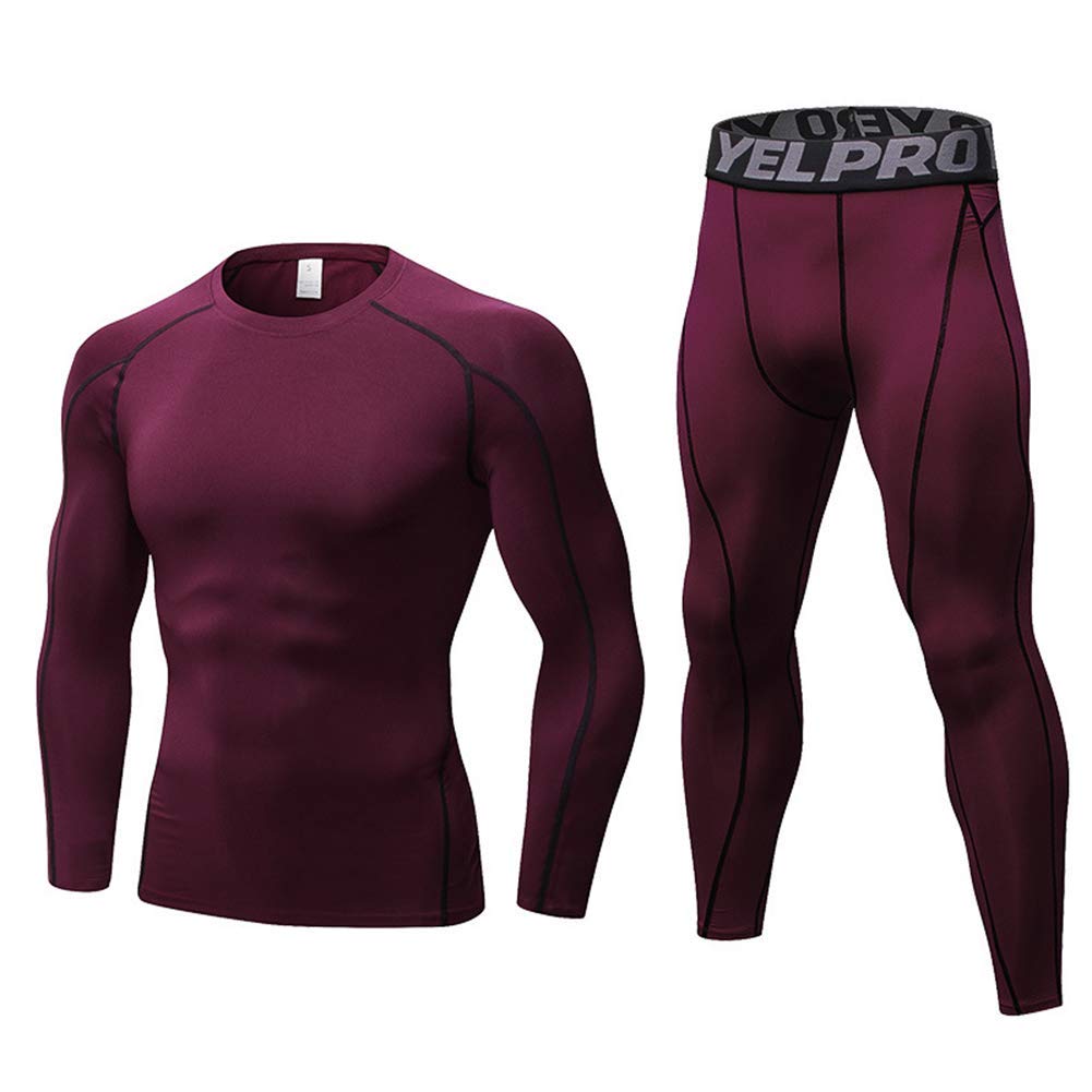 Thermal Underwear for Men Sets Warm Base Layer Cold Weather