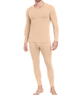 wirarpa Men's Cotton Long Johns Thermal Underwear Set Top and Bottom