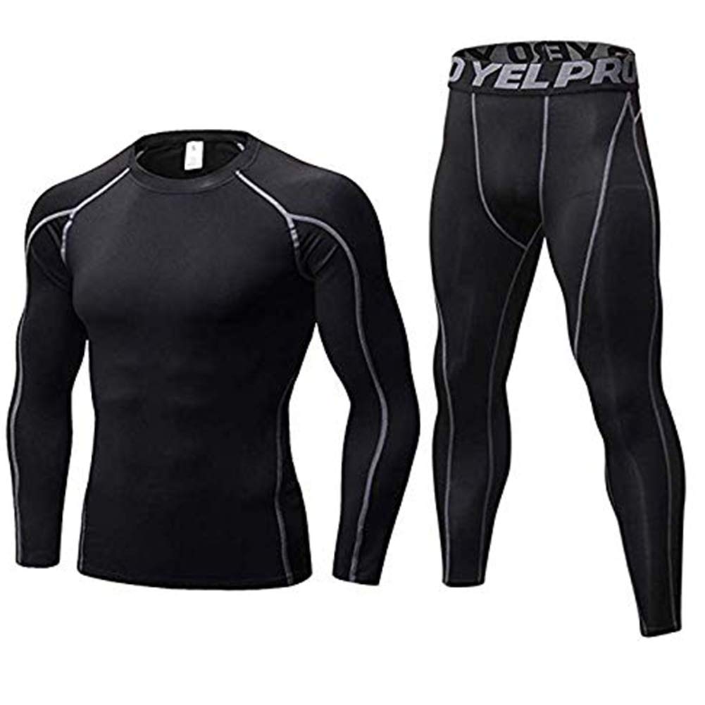 Thermal Underwear for Men Sets Warm Base Layer Cold Weather