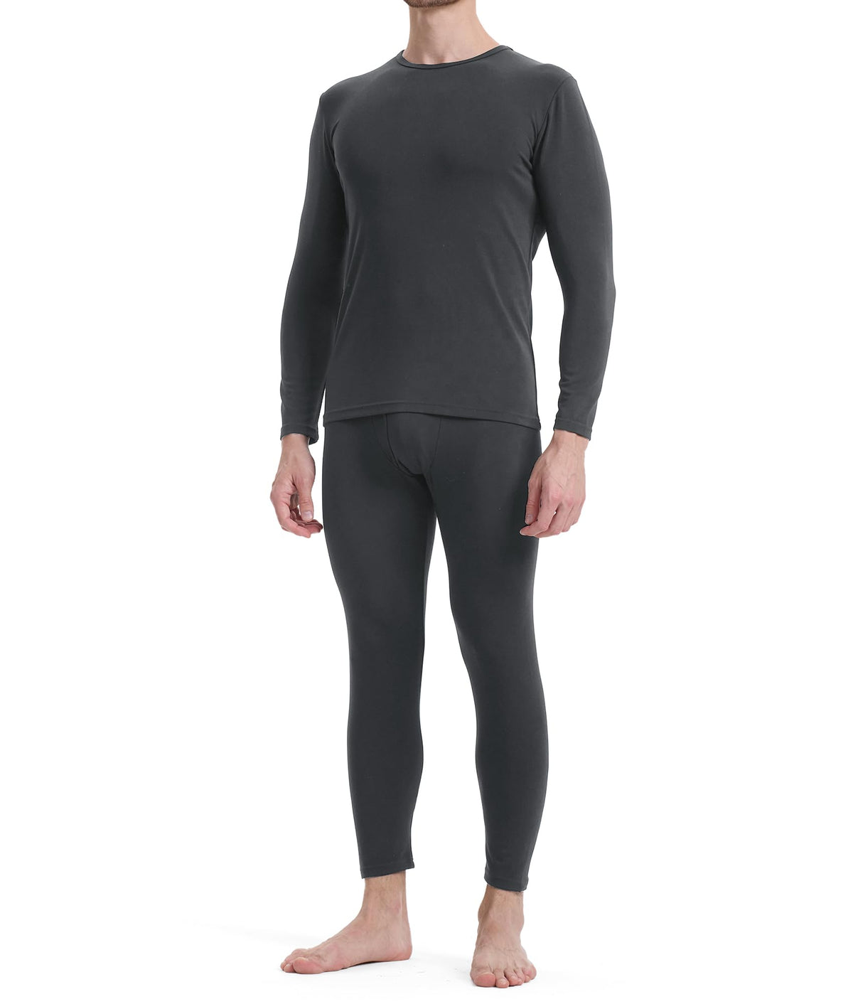 BAMBOO COOL Men's Thermal Underwear Lightweight Fleece Lined