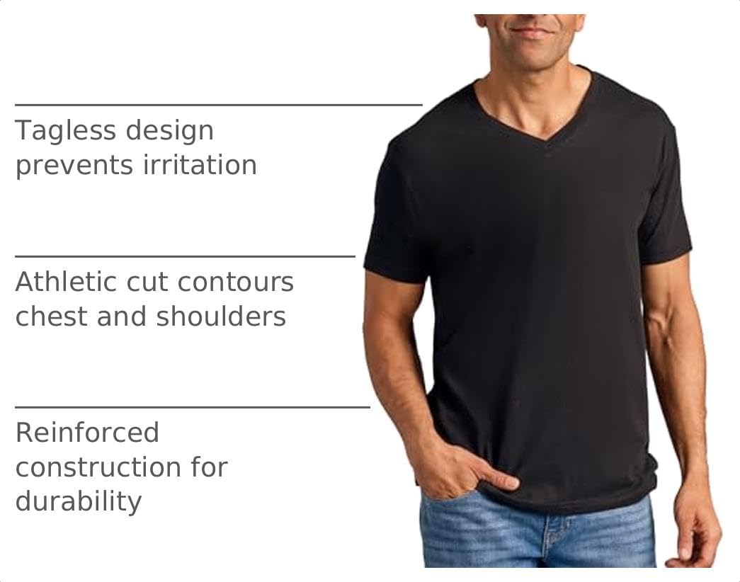 True Classic Mens V Neck T Shirts – V-Neck Tees