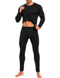 Arssm Men Thermal Underwear Sets Fleece Lined Base Layer Long Johns