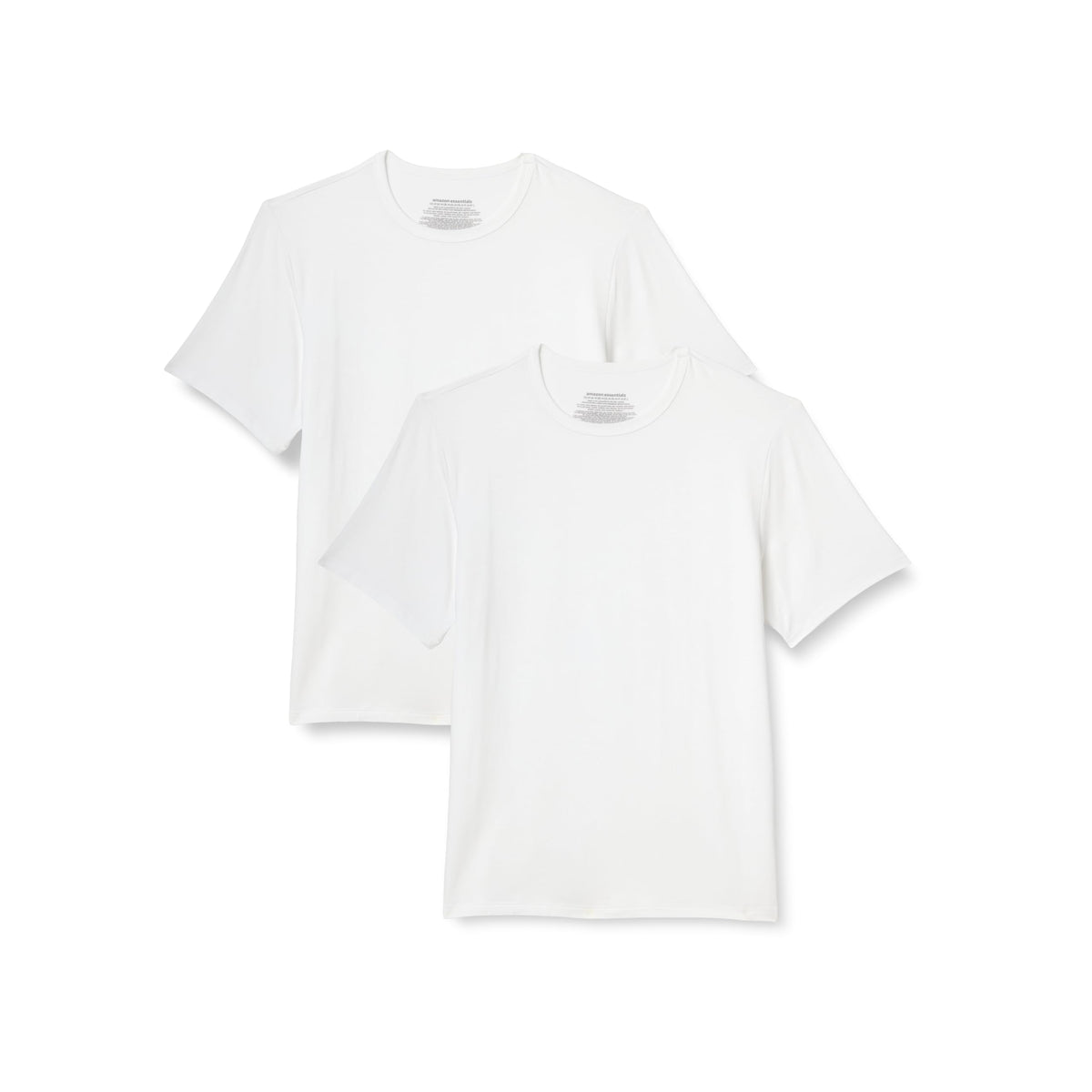 Amazon Essentials Men's Super Soft Lightweight Modal Short-Sleeve Undershirt, Pack of 2