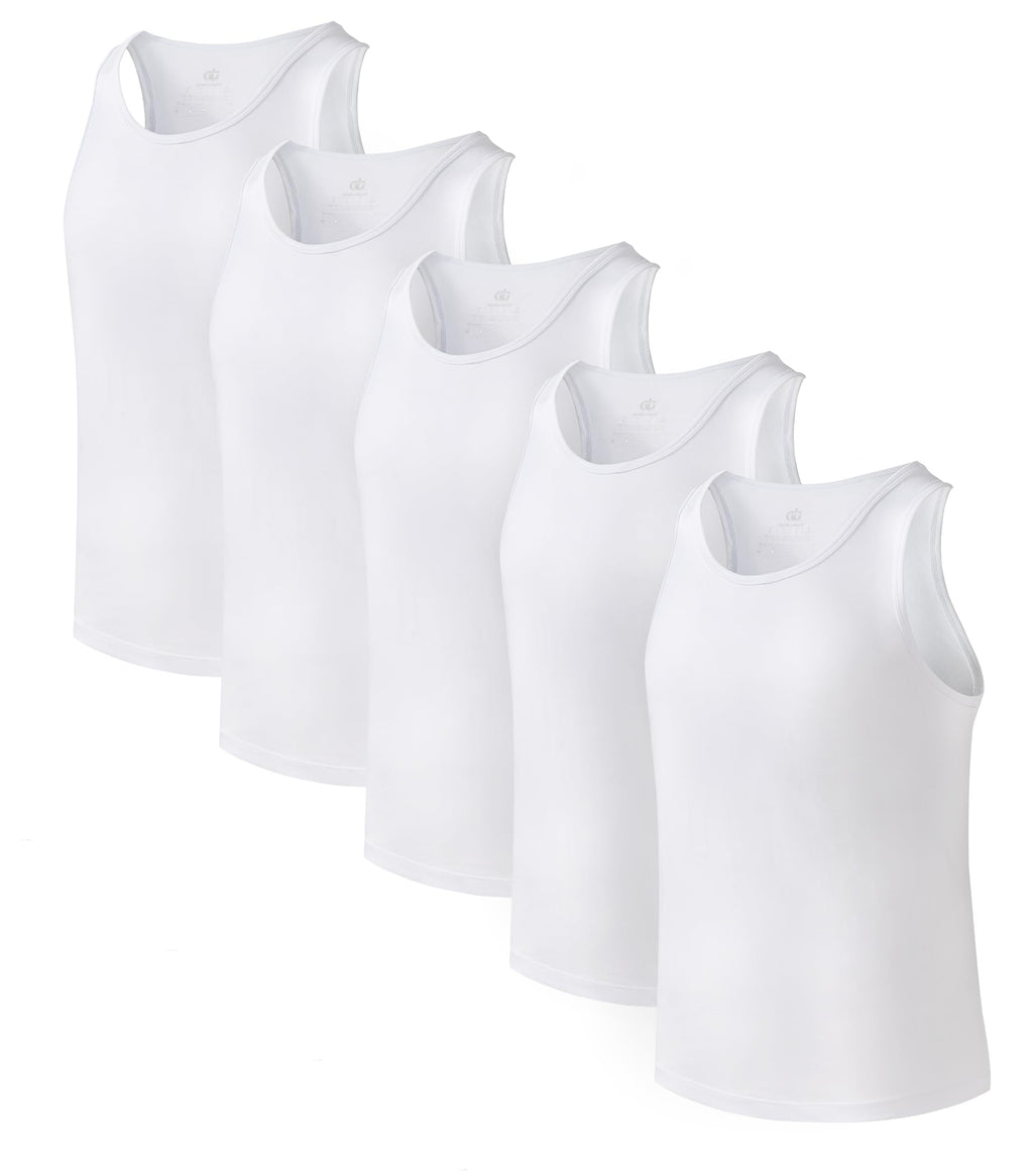 DAVID ARCHY Men's Tank Top Undershirts Moisture-Wicking A-Shirt for Men