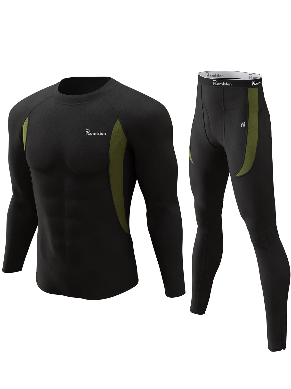 romision Thermal Underwear for Men Long Johns Set Hunting Gear Base Layer