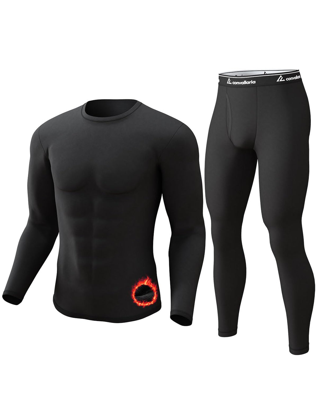 Thermal Underwear Long Johns for Men Base Layer Cold Weather Set