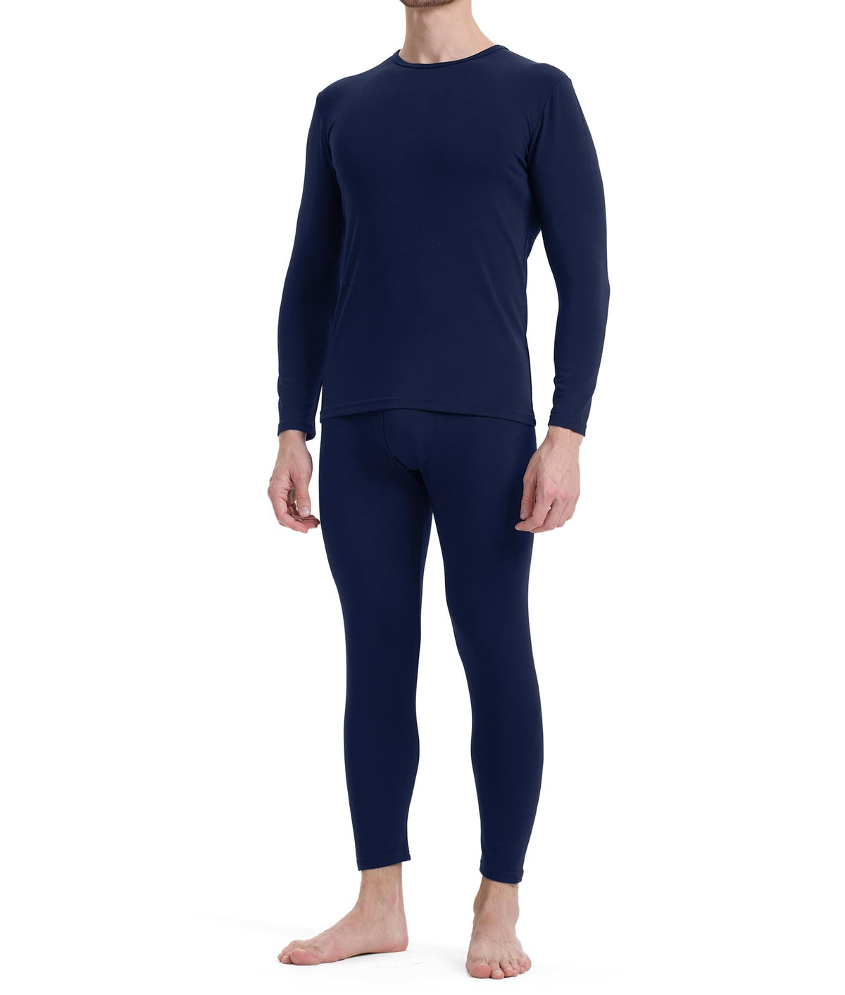 BAMBOO COOL Men's Thermal Underwear Lightweight Fleece Lined