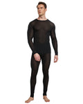 Viamulion Mens 100% Silk Thermal Underwear Pants Premium Lined Base Layer Bottom