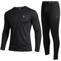 Spyder Mens Thermal Underwear Set - 2-Piece Fleece Lined Stretch Soft