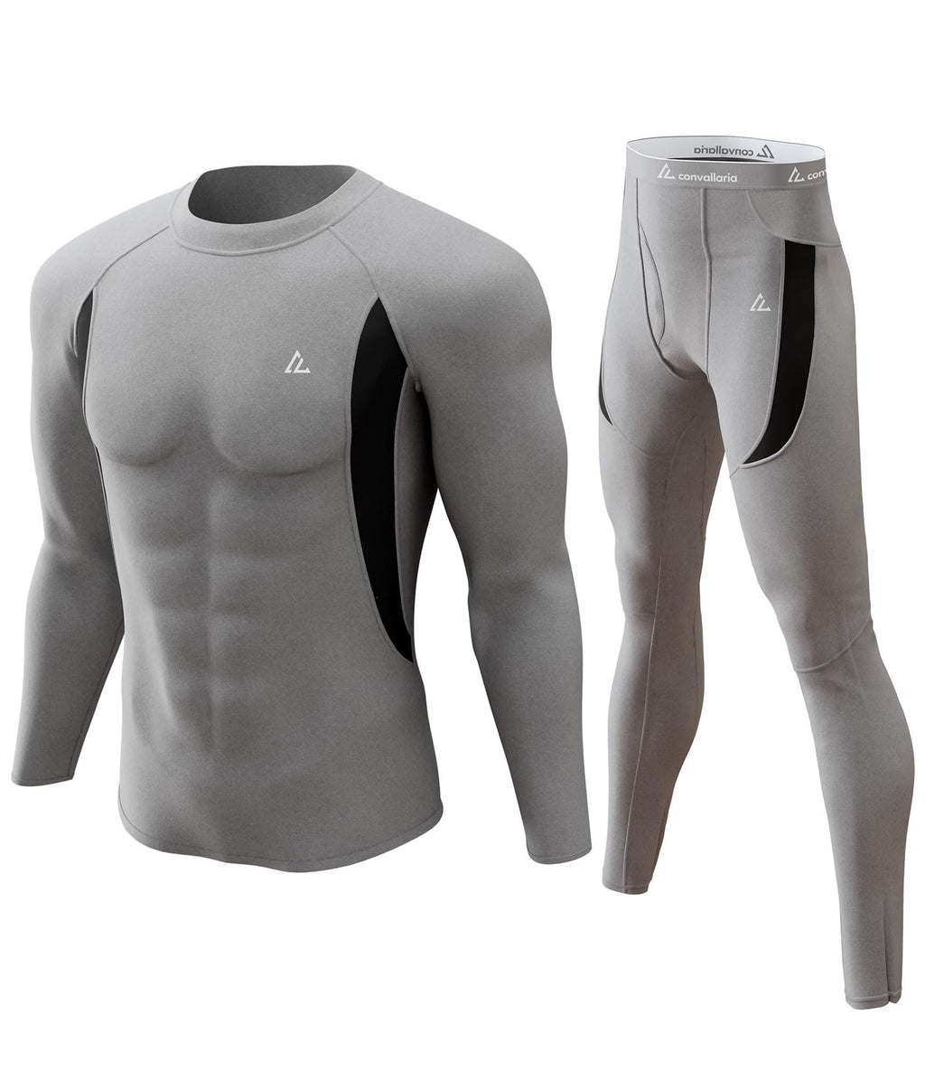 Mens Thermal Underwear Long Johns Set Cold Weather Hunting Base Layer