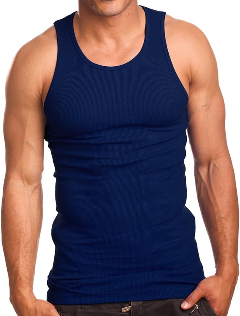 PRO 5 Mens A-Shirts 3 Pack Undershirt