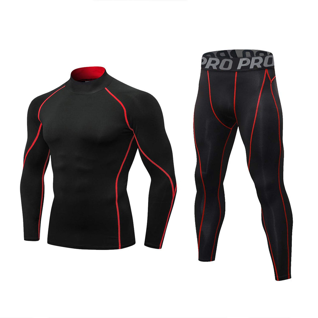 Thermal Underwear for Men Sets Warm Base Layer Cold Weather