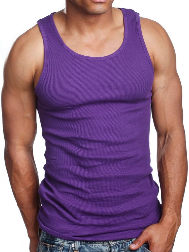 PRO 5 Mens A-Shirts 3 Pack Undershirt